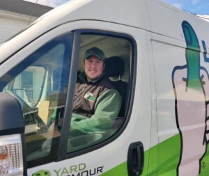 Lawn Doctor of Doylestown service manager by van