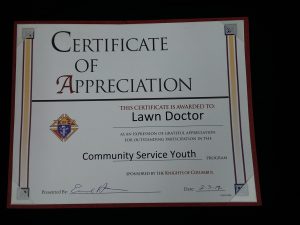certificate of appreciation 