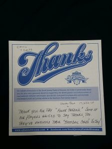 thank you letter 