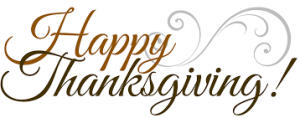 happy thanksgiving poster