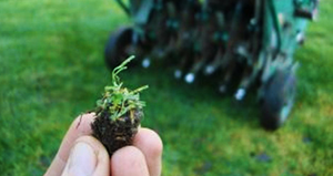 core aeration at work