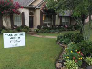 Yard of the Month 1st place for, worked on by Lawn Doctor of Little Rock