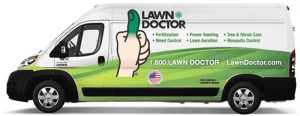 Service van from Lawn Doctor, a Lawn Care Company in Madison Heights