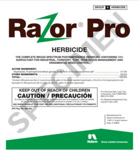 Razor Pro herbicide infographic