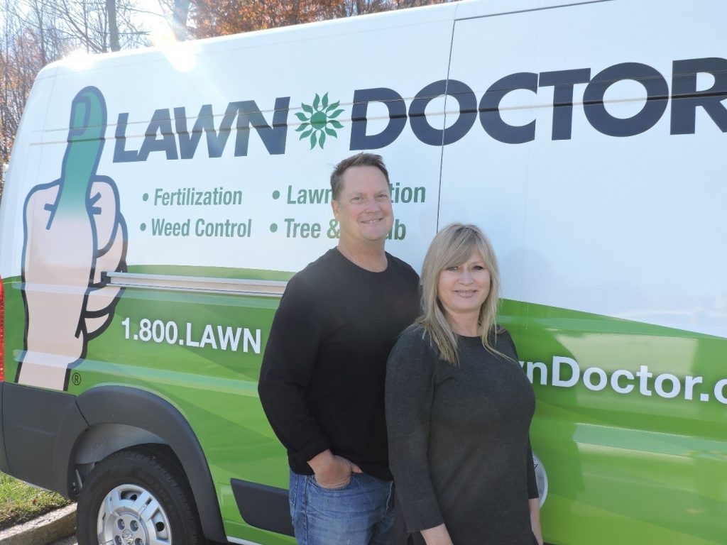 Lawn Doctor franchisees by truck