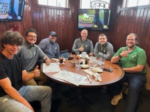 Lawn Doctor of Kalamazoo-Portage team at lunch
