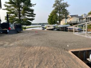lawn replacement before - weed control in Mishawaka