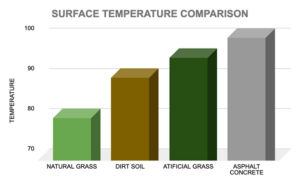 surface temperature comparison
