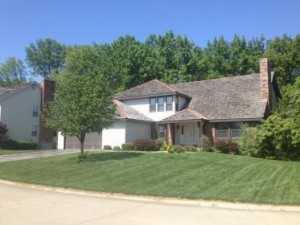 After completed lawn care services in St. Charles