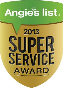 Angie's List 2013 Super Service Award