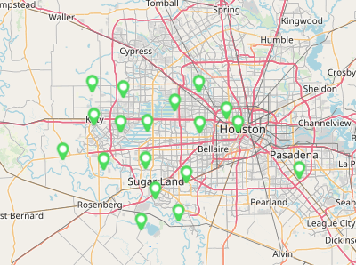 lawn care service area map